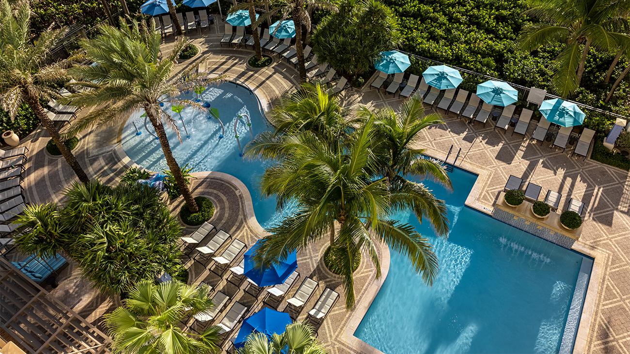 Pool Aerial View